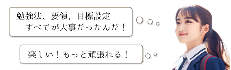 マンツーマンで壁を乗り越える家庭教師